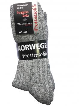 Norwegersocken, graumelange